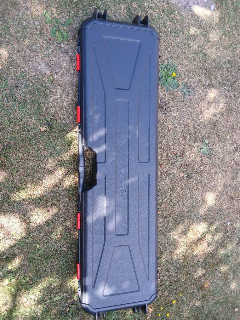 Large Hard Case - Black, Good Condition, Secure Storage