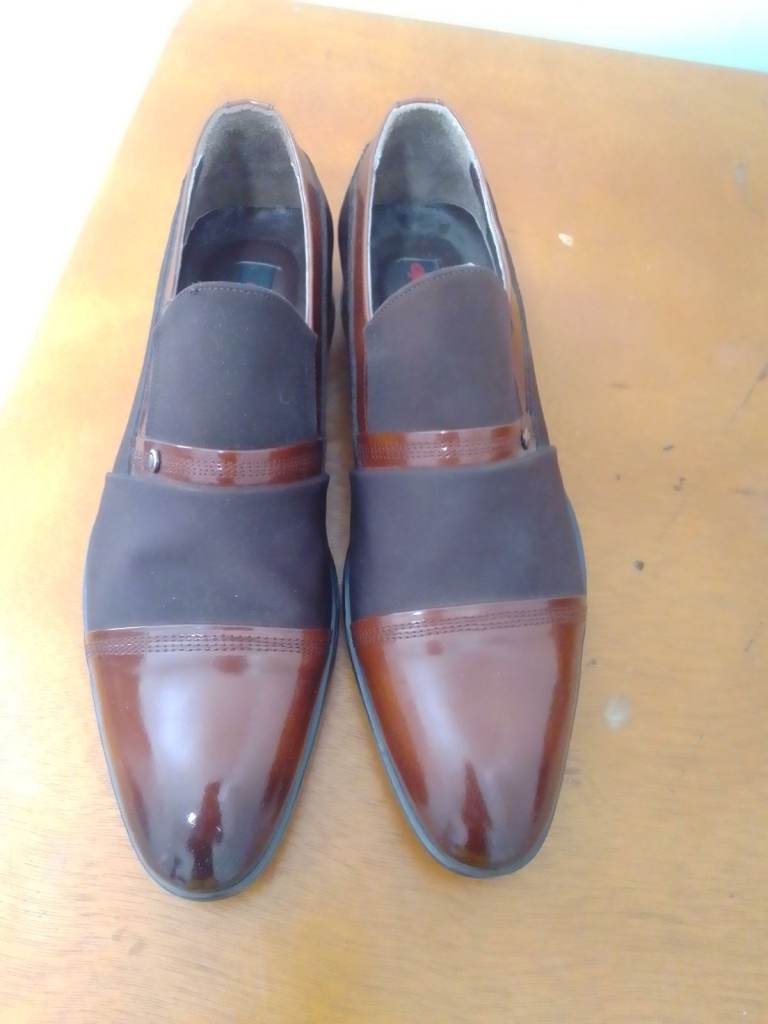 Pair of men's brown loafers