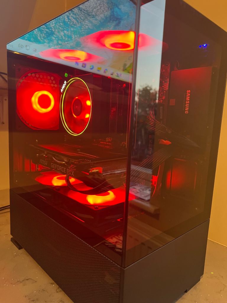 Gaming pc Ryzen 7 Rtx gpu ddr4 16gb 