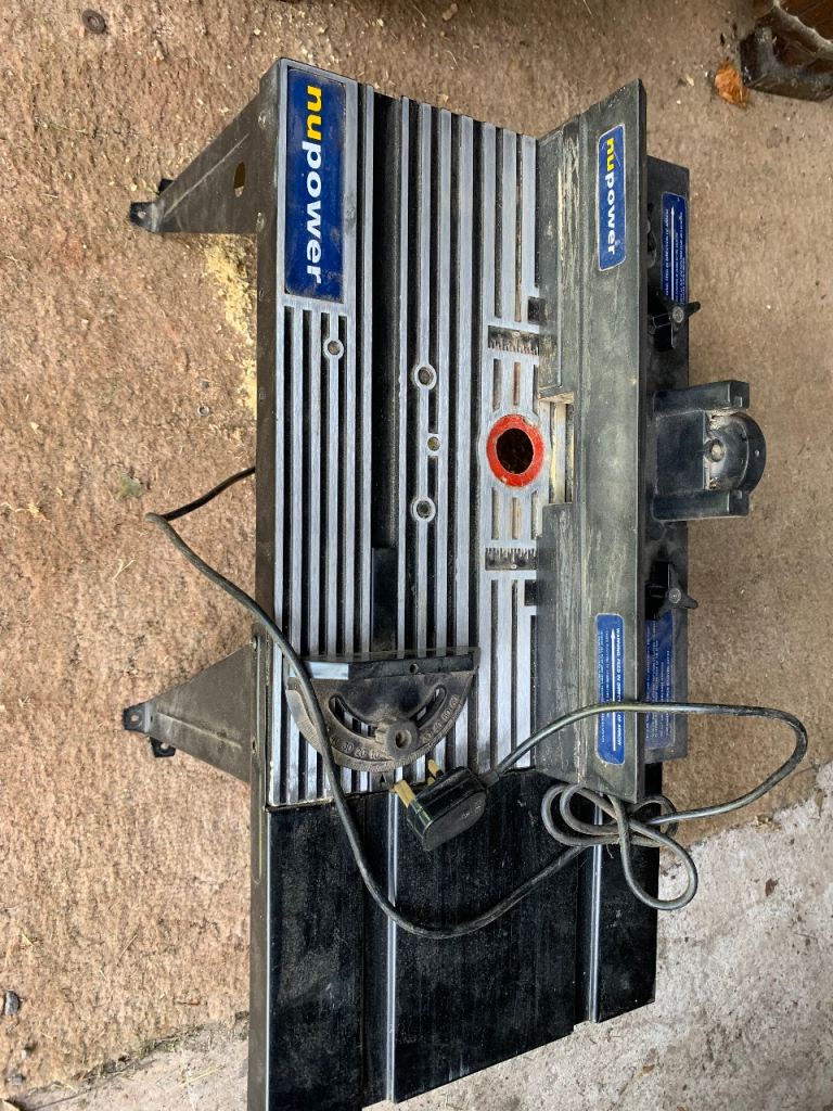 Nupower router and table