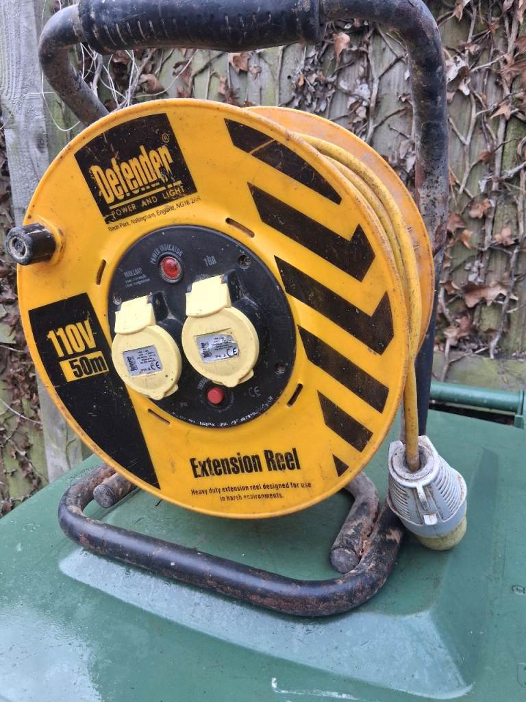 110v extension reel defender 50m