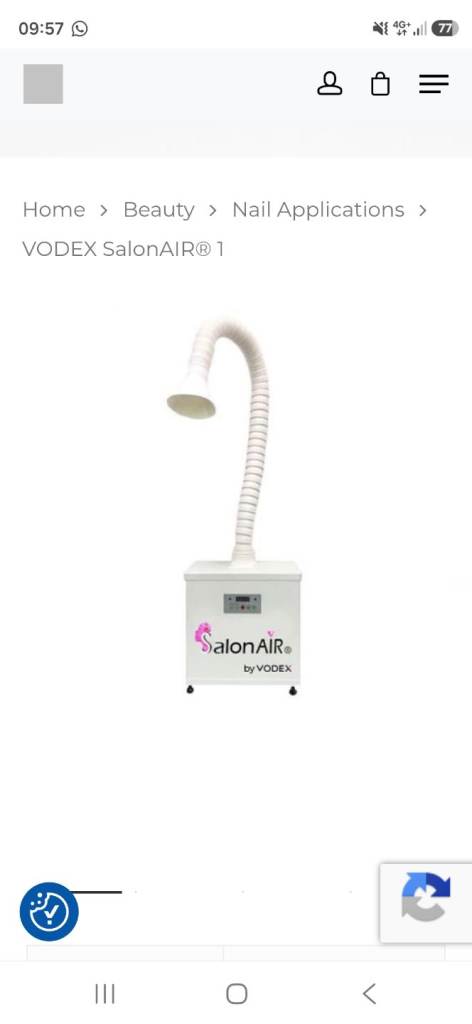 Vodex Salon Air Extractor Fans 