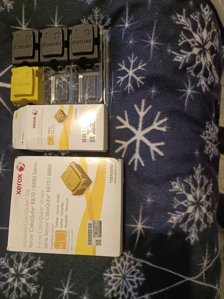 Xerox metered color cubes 8580/8880