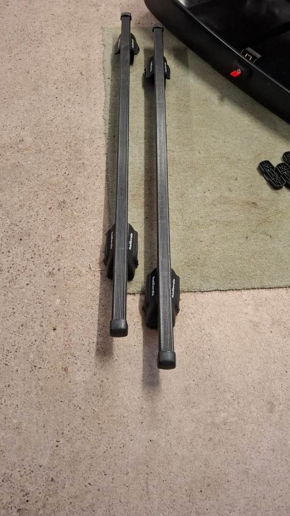Car Roof Box with Halford Roof Bars