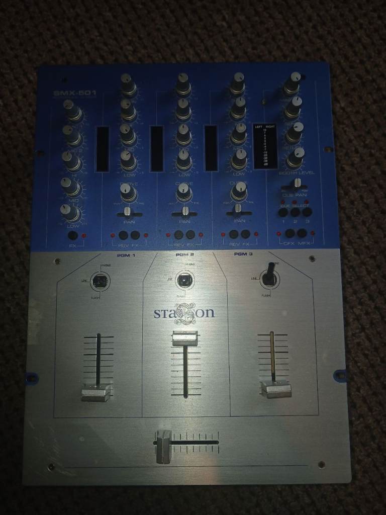 Stanton SMX-501 3-Channel DJ Mixer - Pro Audio Equipment