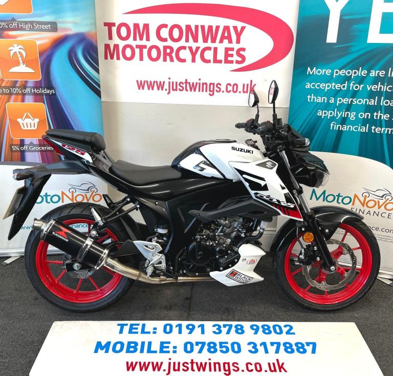 SUZUKI GSX-S125, 2023(23), ONLY 340 GENUINE MILES, STUNNING BIKE, EXTRAS, £3595