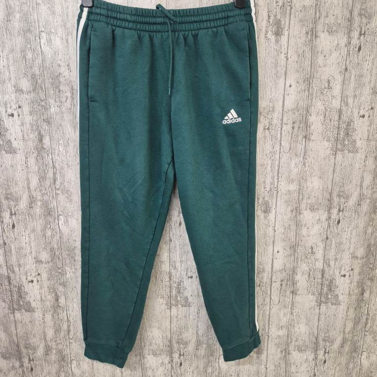 Mens Adidas green tracksuit jogging bottoms size XL - Excellent condition 