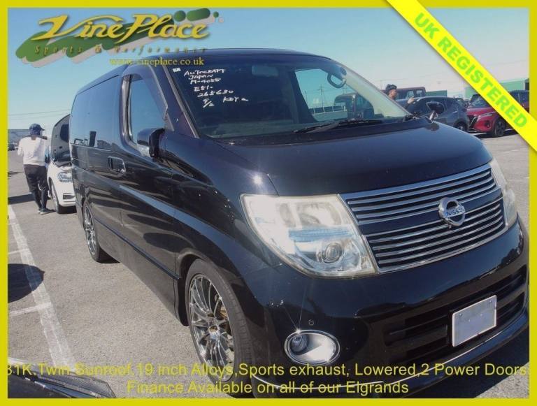 2008 Nissan Elgrand 3.5  Highway Star Black Leather Edition,Auto,8 Seats MPV Petrol Automatic