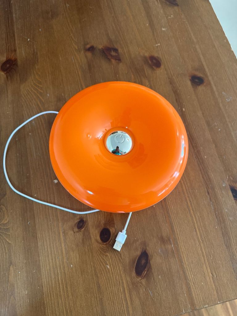 Orange USB Lamp – Good Condition