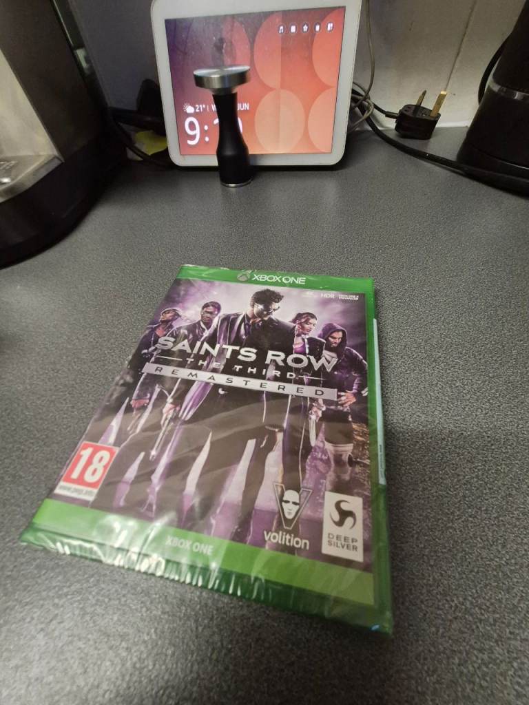 Saints Row The Third Remastered x box one sealed game 