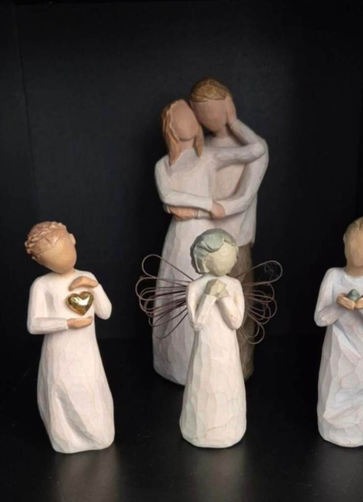 Willow Tree Figurines – Set of 4, Good Condition