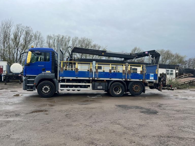 2018 MAN TGS 26.360 26 TONNE HMF 1420 REMOTE REAR CRANE 