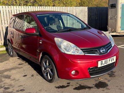 Nissan Note 1.6 N-Tec 5dr Auto 2011 • 105,000 miles • Petrol • Automatic • Red