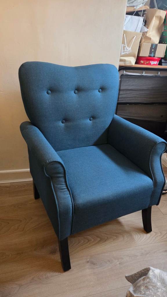 Blue Armchair great condition