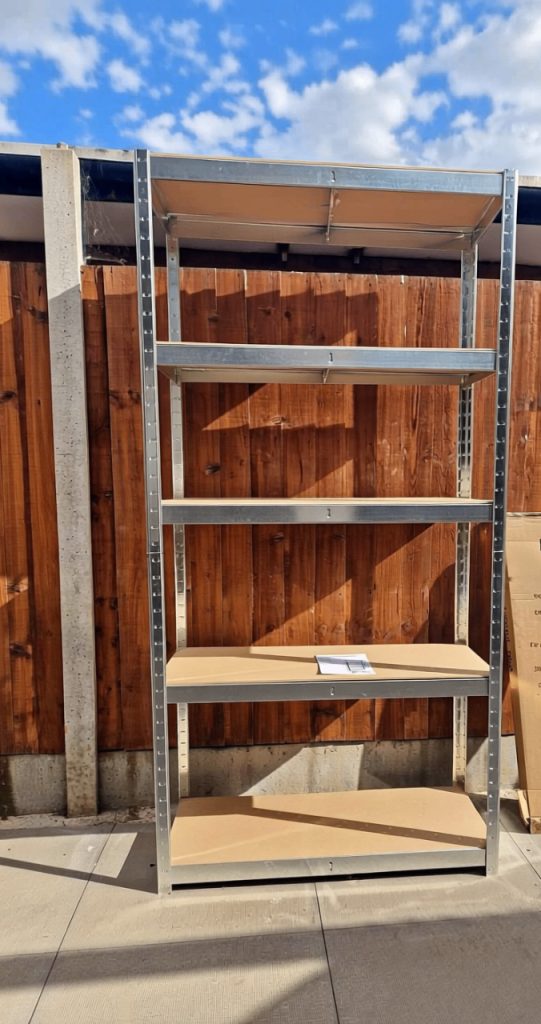 Heavy Duty 5 Tier Metal Racking Shelf Strong Steel Storage Unit for Garage or Warehouse