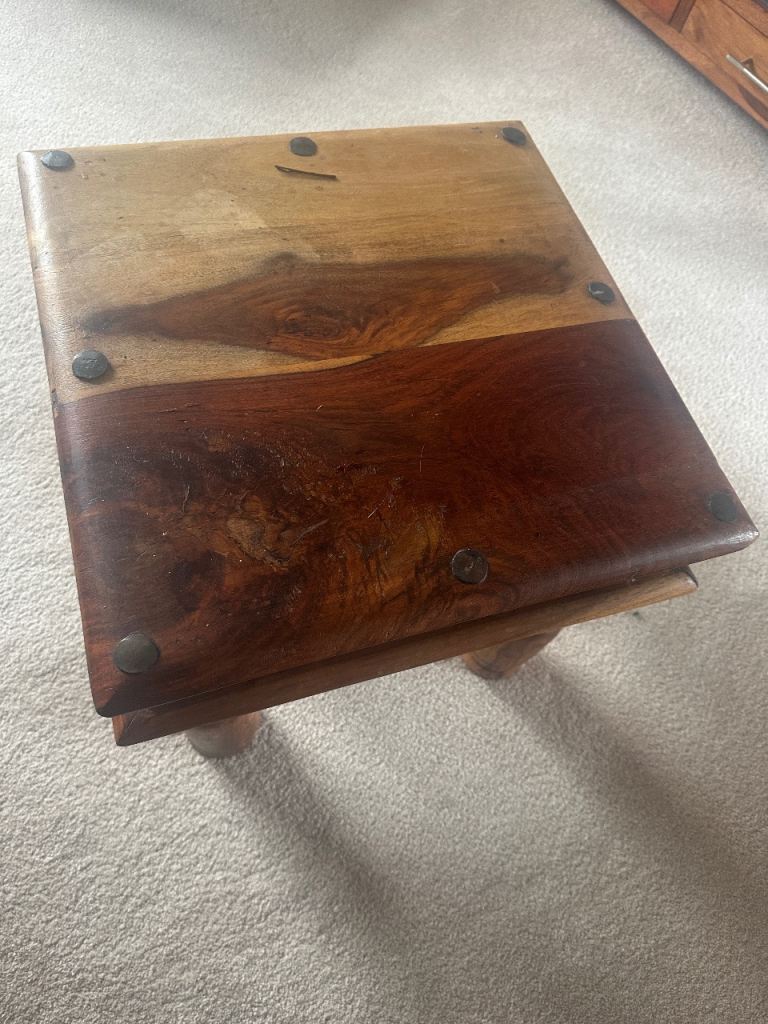 Small hardwood table