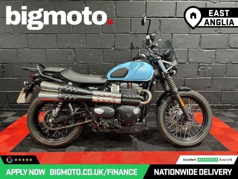 2018 18 TRIUMPH STREET SCRAMBLER FINANCE SPECIALISTS APPLY NOW
