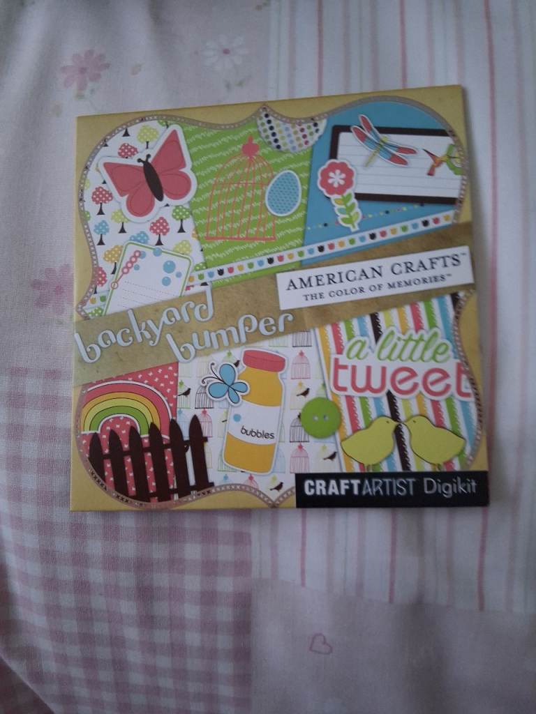 DAISYTRAIL. CRAFT ARTIST DIGIKIT  -  BACKYARD BUMPER.   BACKYARD BUMPER. AMERICAN CRAFTS 
