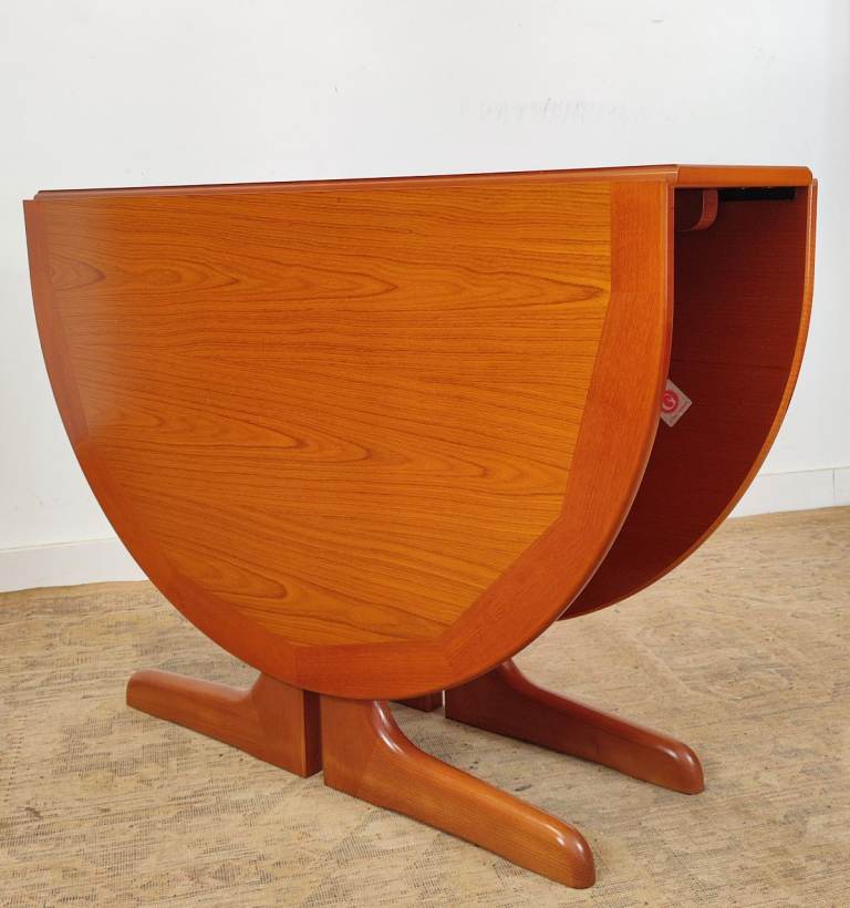 Vintage G Plan Dining Table Gate Leg Drop Leaf Teak  Mid Century Danish Style