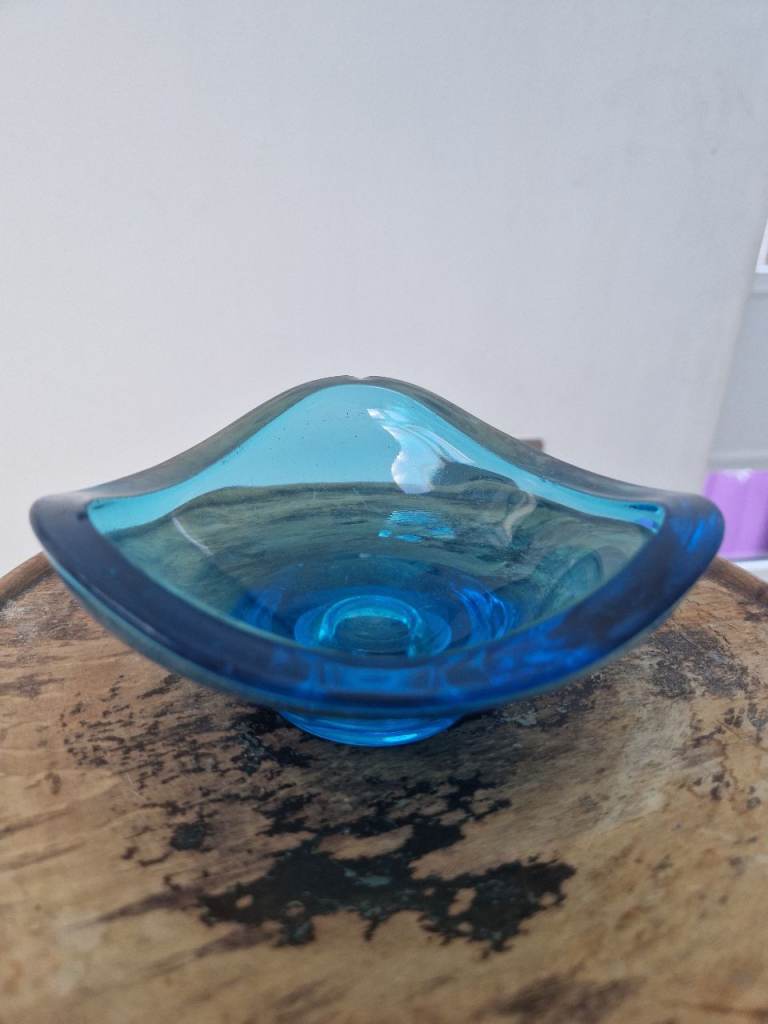 Vintage Mid Century Bohemian Czech Glass 