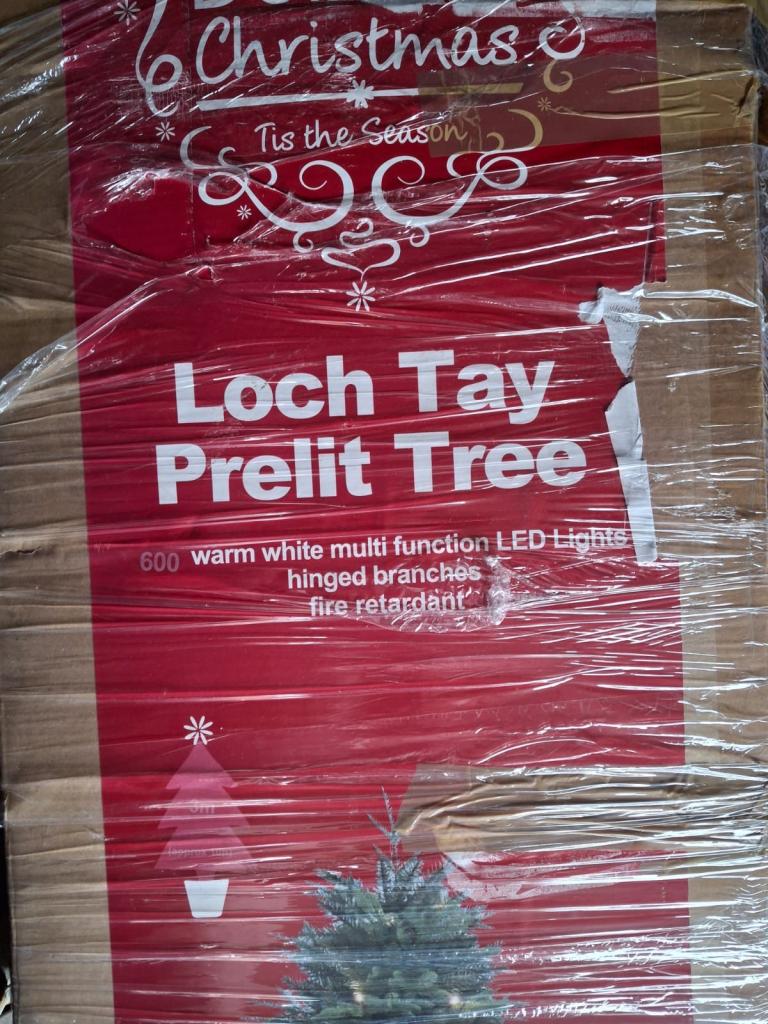 Prelit Christmas tree 