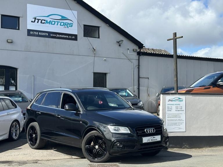 AUDI Q5 2.0 TDI [190] Quattro S Line Plus 5dr Auto, diesel, black + lovely