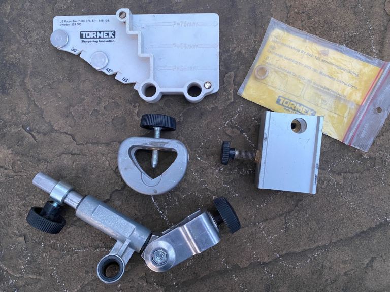 Scheppach Tiger Sharpening System with Tormek Jigs