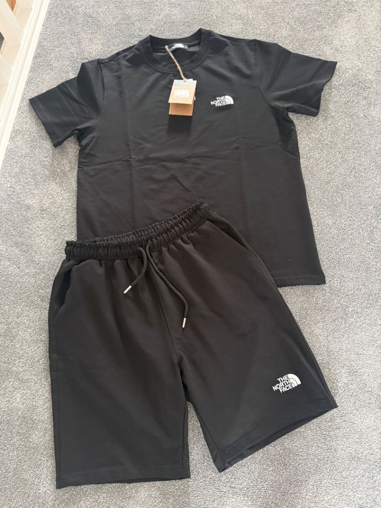 The North Face Black T-Shirt and Shorts Set – New with Tags