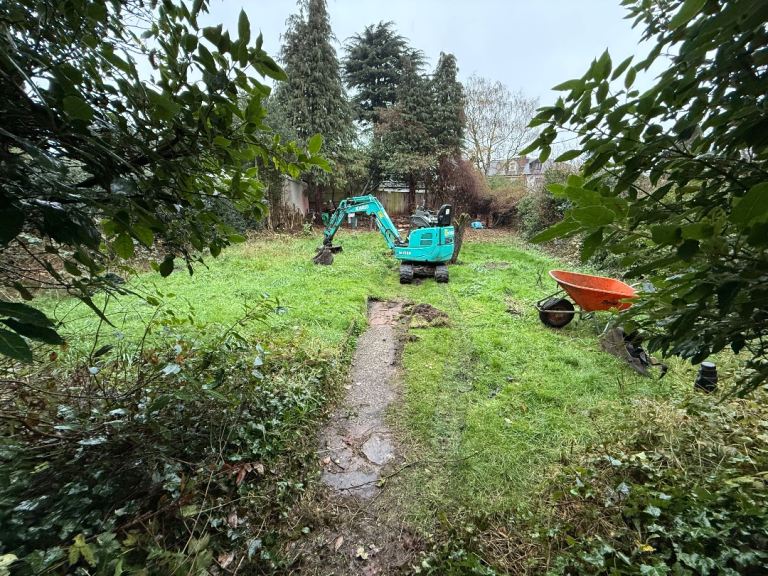 Mini and micro digger hire with driver 