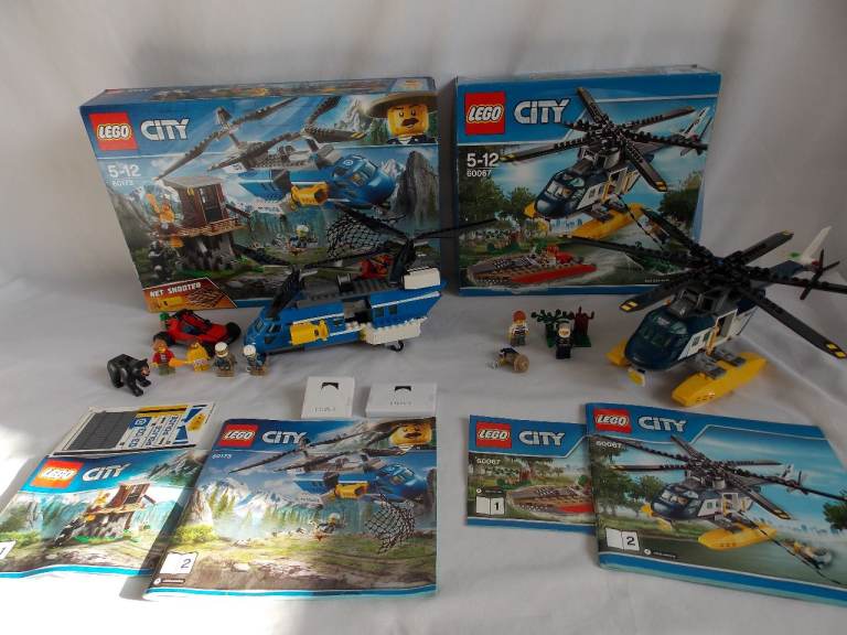 LEGO CITY 60173 Mountain Arrest 60067 Helicopter Pursuit Boxed READ DESCRIPTION
