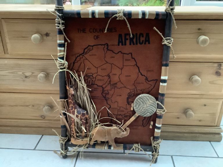 image for UNUSUAL VINTAGE COUNTRIES OF AFRICA PICTURE.