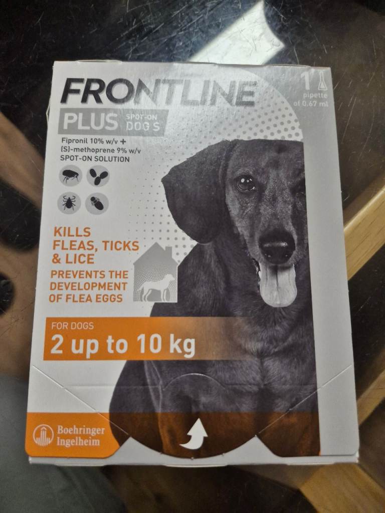 Frontline plus dog flea 