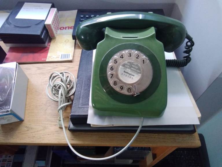 Vintage analogue telephone 