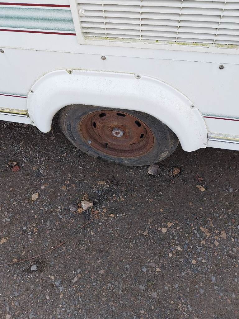 Elddis caravan wheel spat 
