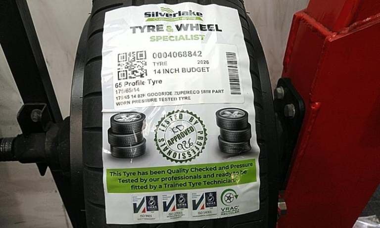 175 65 14 82h Goodride Zupereco 5mm Part Worn Pressure Tested Tyre