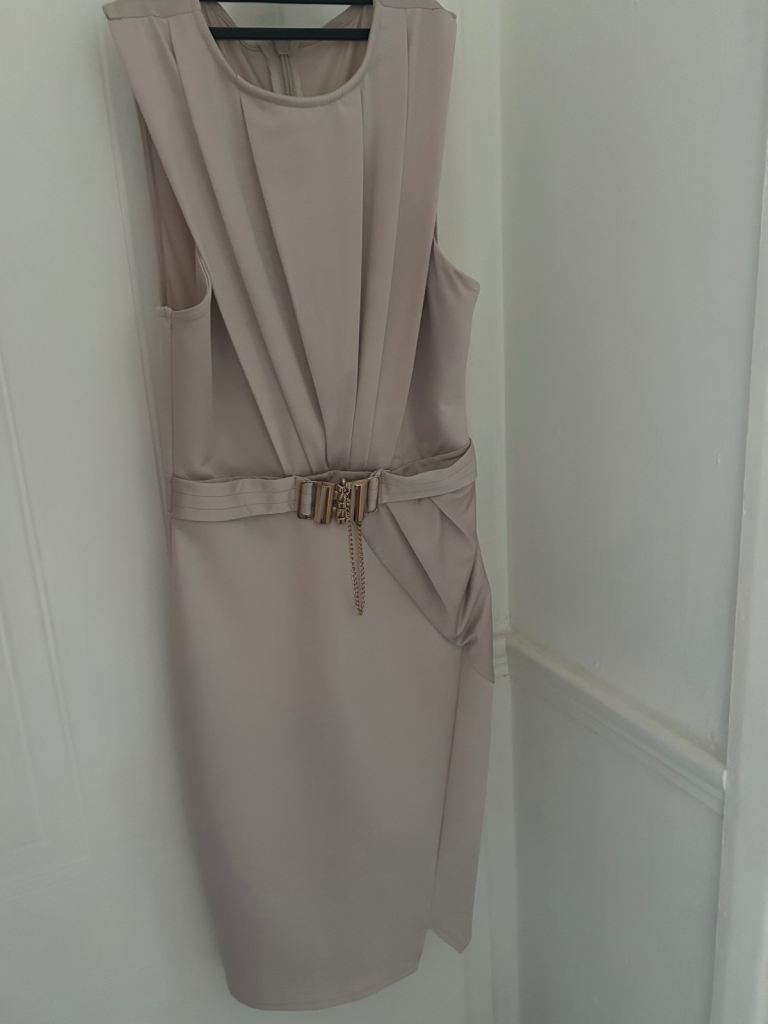 Lipsy London Nude Wrap Dress