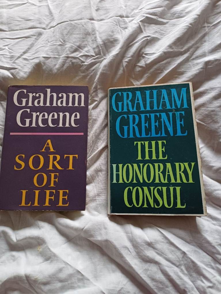 job lot two books by GRAHAM GREENE