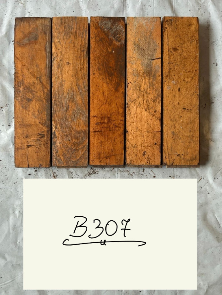 SALE! Now £50/m2: 🌿 B307 — Reclaimed Beech Parquet Flooring (30 x 7 cm) @wood_job_uk