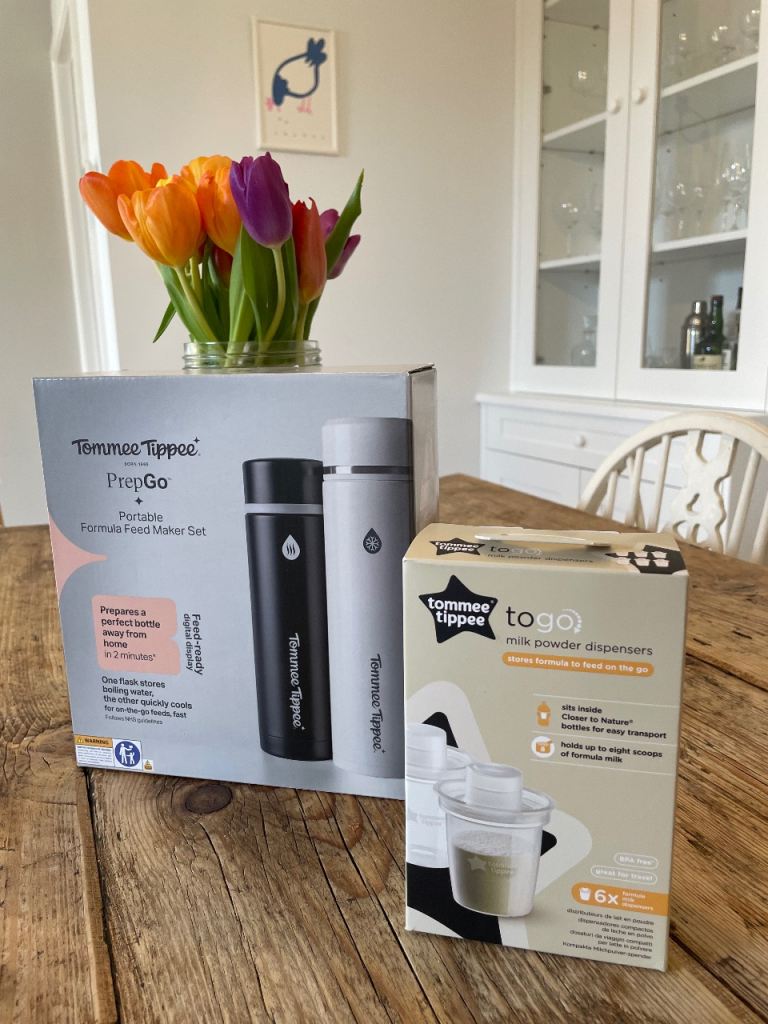 Tomme Tippee Prep Go Portable Formula Feed Maker Set (BRAND NEW / UNOPENED) + Milk Powder Dispensers