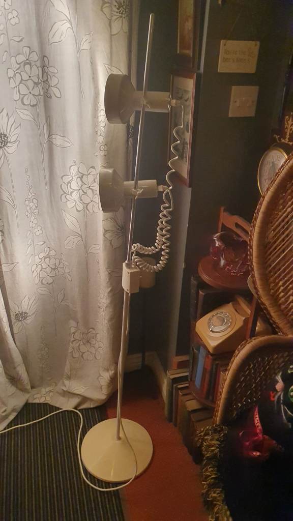 Vintage 1970s mid Century terance conran maclamp for habitat twin spotlight 