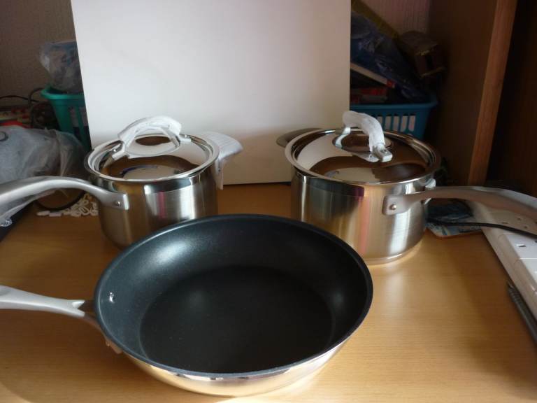 Kenwood Heavy Duty Stainless Steel Saucepan set