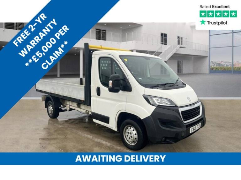 2021 Peugeot Boxer 2.2 BlueHDi Dropside 140ps CHASSIS CAB DIESEL Manual