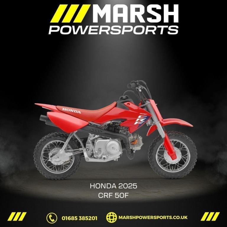Honda CRF 50F 2025 Motocross Bike - Honda Main Dealer - Reserve Now!