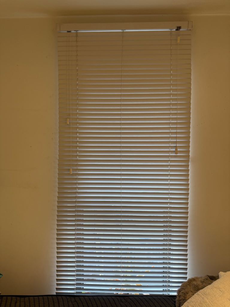 White window blinds 