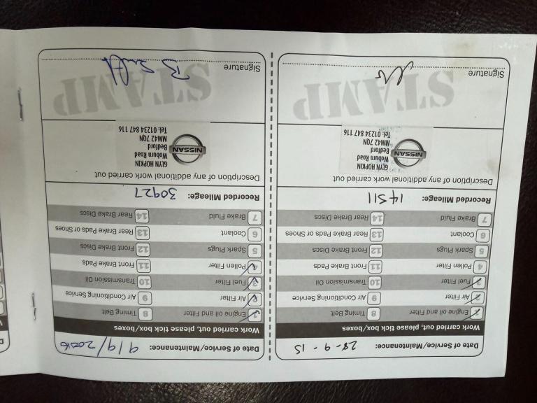 2014 Nissan NV200 1.5 dCi Acenta Van CAR DERIVED VAN DIESEL Manual