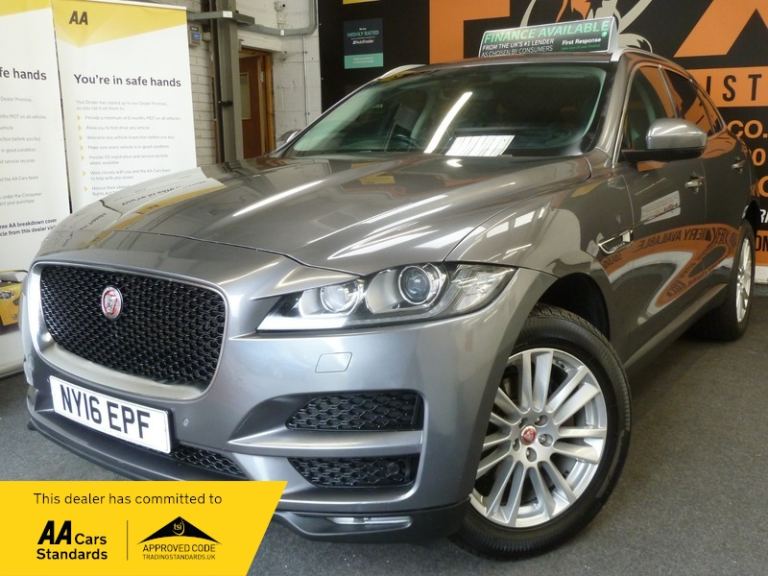 16 reg Jaguar F-Pace 2.0d Portfolio Awd Auto, 7 services, new cam chain fitted.