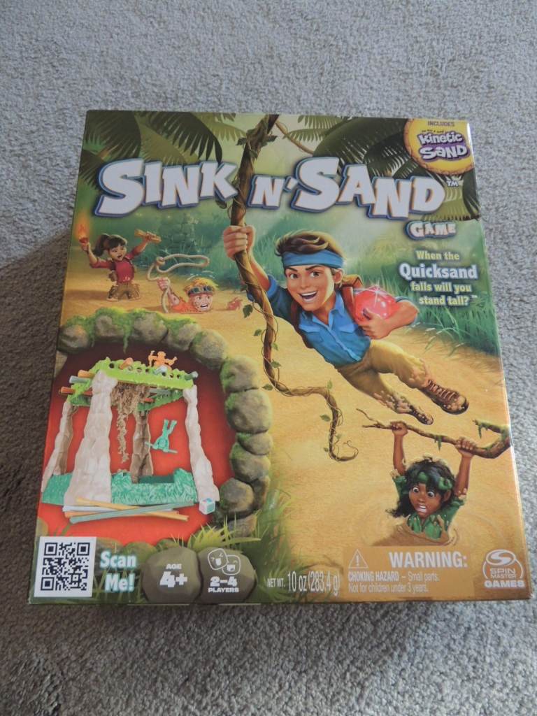 REGIFT Sink n Sand childrens game 4 years plus , 2-4 players Xmas less than 1/2 price