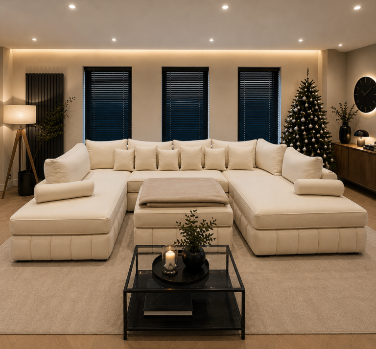 🔥 LILY U-Shape Corner Sofa – Made to Order | Choose Your Colour & Size | Luxury Sofa UK 🛋️