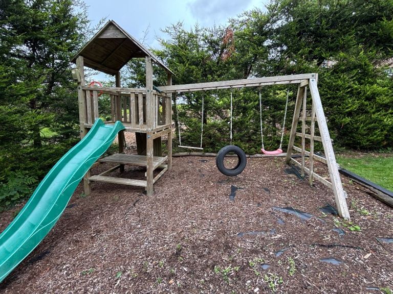 Climbing Frame with Tower, slide, Swings, Monkey Ladder etc. 