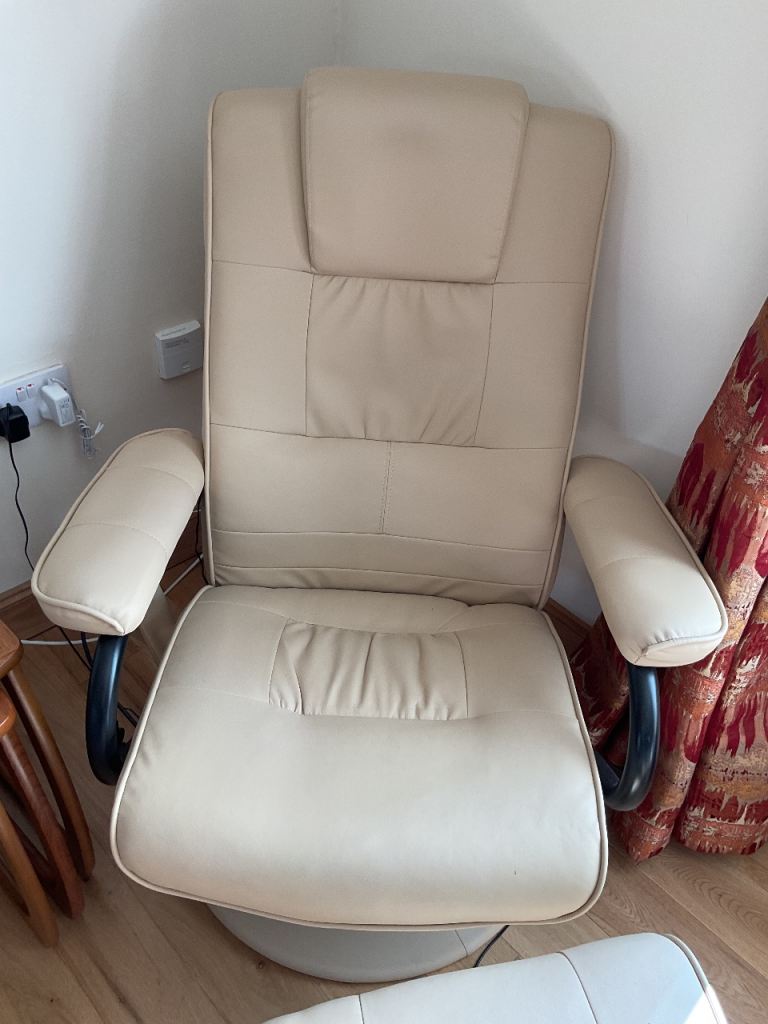 Electric Massage Chair and Footstool